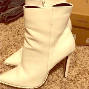 White booties